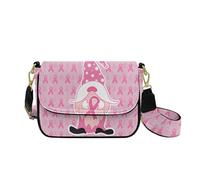 HUGS IDEA Borsa a tracolla da donna in pelle borsa a tracolla rosa Hobo borsa per donna, Nastro rosa nano, Taglia unica