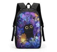 HUGS IDEA Cool 3D Animals Bookbag Dog Face Zaino Scuola Bambini, Gatto della for