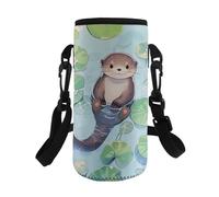HUGS IDEA Portabottiglie per ragazze e bambini, con tracolla regolabile, Graziosa londra., L, Organizer per borse