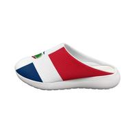 HUGS IDEA Zoccoli da giardino unisex per uomo e donna, sandali slip on mesh pantofole per casa spiaggia calzature, Repubblica Dominicana, 41 EU