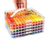 Hugsweet Pennarelli Acrilici - 60 Colori per Colorare - Ideali per Artisti Adulti Studenti Disegno Colorazione su Vetro Legno Tessuto e Altri Materiali