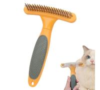 Hugsweet Rastrello per sotto, spazzola per rastrello per cani,Spazzola per eliminare il sottodel cane | Rastrello per toelettatura per cani, strumento per togliere il lungo, spazzola per sottoper