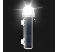 Hugsweet Spia di segnalazione marina, Spia di segnalazione marittima, Faro di sicurezza ad energia solare, Lampada di segnalazione impermeabile, luce di rilevamento del controllo della luce