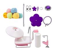 Hugsweet Spinner di Filato per Uncinetto, avvolgitore a di Filato,Supporto per Filato Che Tessi Gli avvolgitori a | Memoria di Forniture Artigianali e Cuciture, Strumento a Maglia per familiari,