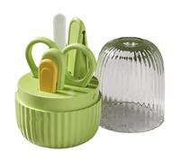 Hugsweet Tagliaunghie sicuro per bambini, set tagliaunghie per bambini, Strumenti per la cura della pedicure 4 in 1, Kit tagliaunghie professionale, kit per unghie per bambini, strumenti portatili per