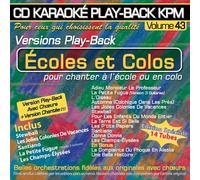 Hugues Aufray - CD Karaoké Play-Back KPM Vol.43 "Ecoles et Colos"