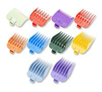 HuGuWdy Pettini Guida Professionali per Tagliacapelli Wahl, 10 Colori, Uomo