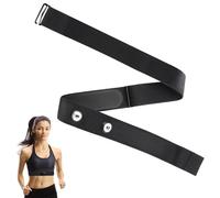 Hugwish Fascia cardio Elastica Regolabile (75 cm a 105 cm) per Bluetooth ANT+ Cardiofrequenzimetro per Garmin, Wahoo, Polar H10 H9 H7, Coospo,Magene, Bryton,LIVLOV, Sensori di distanza da 45 mm (1)