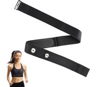 Hugwish Fascia cardio Elastica Regolabile (75 cm a 105 cm) per Bluetooth ANT+ Cardiofrequenzimetro per Garmin, Wahoo, Polar H10 H9, Coospo,Magene, Bryton,LIVLOV, Sensori di distanza da 45 mm (2)