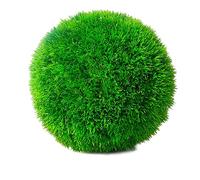 HUHJYUGE Palla di Erba di Plastica Artificiale Tonde 48cm, Piante a Palla di Erba Non Scolorisce, Sfera di Plastica Simulata Verde Resistente alle Intemperie, Decorazione per Feste