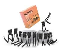 HUHOLE Slatwall Accessori, 12 pezzi, nero, multi misure doghe ganci resistenti, per garage