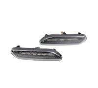 Huhpa 2pcs indicatore di direzione laterale dinamico indicatore di direzione luci parafango for R60 R61 for COUNTRYMAN for PACEMAN(Dynamic Crystal Type)