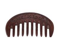 Huhudyy Pettine di legno Pettine per capelli in legno Pettine naturale anti-massaggio statico attraverso il pettine (dente a fiore)