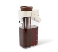 HuhWafee Macchina da caffè Cold Brew da 1000 ml, a prova di perdite, per frigorifero, porta orizzontale, con filtro a rete, per tè freddo e tè alla frutta