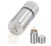 HuhWafee Macina per noce moscata, macinino per noce moscata con contenitore in acciaio, macina spezie, macina spezie con coperchio ermetico, facile da pulire, per spezie e noci