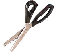 Hui Tong Strong & Sharpe Pinking Shears,Pinking Shears Scissors for Fabric, Serrated and Scalloped Scissors fabric,3mm,5mm,7mm (Serrated 7mm)
