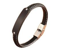 HUIANGLIYG Bracciale Cuoio Uomo,Braccialetti di Lusso in Vera Pelle per Uomo, Fatti A Mano, in Corda intrecciata, Braccialetti personalizzati con incisione, Gioielli, Regali per Feste, Accessori, Ne