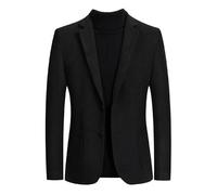 HUIANGLIYG Giacche da Uomo in Tweed Vintage Wool Blend Suit Giacche Sport A Due Bottoni Giacca Slim Fit in Lana su Misura con Tacca con Bavero Casual Business Body Blazer per Cena Ballo di F