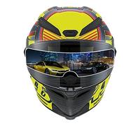 Huiba Pellicola per Visiera Anti-appannamento per Moto, 25 x 7 cm, Nanofilm, Impermeabile, Antipolvere, Anti-pioggia, Facile da Pulire, Visione ad Alta Definizione, Durata di 5 Anni