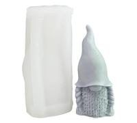 huiba Stampo in silicone 3D gnomo,Stampo Nano 3D flessibile riutilizzabile durevole | Forniture per fare candele di sapone per cuocere, cena di nozze, decorazione per feste