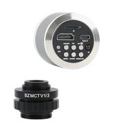 HUIBBGO Accessori per microscopio da Laboratorio 4K 2K 48MP 55MP Videocamera Digitale HDMI USB Lente d'Ingrandimento per Stereo+SZM CTV Adattatore Obiettivo 1/2 1/3 Cmount per microscopio