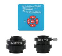 HUIBBGO Accessori per microscopio da Laboratorio 4K 2K 48MP 55MP Videocamera Digitale HDMI USB Lente d'Ingrandimento per Stereo+SZM CTV Adattatore Obiettivo 1/2 1/3 Cmount per microscopio