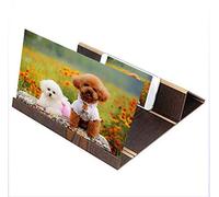 HUIBBGO Lente d'Ingrandimento, Schermo Amplificatore 3D da 12 Pollici per Film su cellulari Intelligenti con Supporto Pieghevole per Qualsiasi Smartphone e iPhone a/B