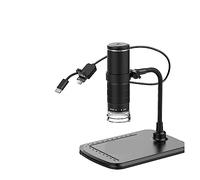 HUIBBGO Microscopio Digitale Portatile USB HD con videocamera di ispezione, ingrandimento da 50x a 1000x e Messa a Fuoco Flessibile, Sia Grossolana Che fine.
