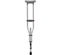 HUIBBGO Stampelle per Adulti, Pieghevoli sotto Le ascelle, in Lega di Alluminio, Regolabili in Altezza, per Anziani, deambulatori con fratture, Leggere, comode, durevoli, Ammortizzate a mo