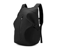 HUIDA TECH Zaino da moto con scomparto impermeabile per casco, zaino da viaggio per ciclismo, borse per laptop da lavoro, zaino leggero e casual nero per la scuola, Nero
