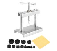 Huifoo Kit Pressa Orologiaio Professionale,Chiudere Cassa Orologio,Kit Cambio Batteria Orologi,per Dispositivo Di Orologio Riparazione Più Ravvicinata E Cambio Batteria