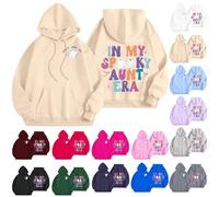 HUIFUAO In My Spooky Era Felpe di Halloween da donna con cappuccio con fantasma carino divertente costume di Halloween a maniche lunghe pullover camicie per adolescenti ragazze abiti con tasche, Z01