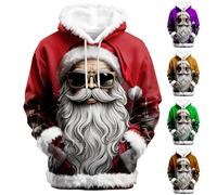 HUIFUAO Look at Me Being All Festive and Shit Felpa natalizia da donna divertente felpa natalizia taglie forti vestito natalizio top a maniche lunghe in peluche pullover costumi per le vacanze con