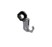 HUIGAR Gancio per Moto per Aprilia SR GT 200 125 SRGT200 SRGT125 SR 200 GT Accessori Moto Gancio per Casco per Bagagli Supporto per Scooter Supporto per Borsa(Grey)