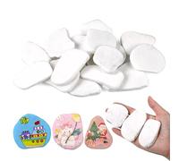 Huiguli 15 Pezzi Sassi da Dipingere, 5-8cm Sassi Bianchi da Giardino | Ghiaia per Giardino Rocce per Acquario, Creative Pebble Sassolini Decorativi per Vasi, Acquario,Pittura Creativa