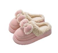 Huihong Pantofole Invernali Donna Pelose Antiscivolo Morbide Peluche Comode Calde Ciabatte Inverno Donna Velluto Elegante Taglie Forti Casuale Casa Interno Animal Mignon Ragazza Scarpe (38)
