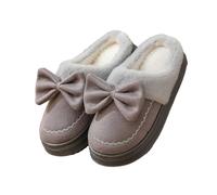 Huihong Pantofole Pelose Donna Invernali Morbide Antiscivolo Peluche Comode Calde Ciabatte Inverno Donna Felpata Elegante Taglie Forti Casuale Casa Interno Animal Mignon Ragazza Scarpe (Grey, 37)