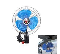 huihuijia Ventola Auto 12V Ventola di Regolazione Elettrico Ventola di Raffreddamento per Auto (SUV RV Camion), Ufficio E Casa 8inch,12v