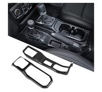HUIHUIY Modanature interne adatte for Jeep Wrangler JL 2018-2023 Copertura del rivestimento del pannello del cambio 4WD Accessori for il rivestimento del portabicchieri a quattro ruote motrici ( Color