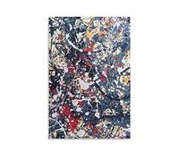 HUIHUO Poster Jackson Pollock con stampa artistica da parete, stampa artistica da parete, decorazione moderna per camera da letto, 50 x 75 cm