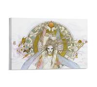HUIHUO Yoshitaka Amano, poster artistico da parete con personaggi e illustratore, stampa su tela, decorazione per soggiorno, parete, decorazione per la casa, 60 x 90 cm