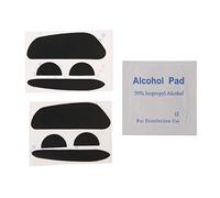 huiingwen, set di 2 piedini per mouse e pattini da ghiaccio, compatibili con MX Master Mouse, 0,6 mm, antiscivolo, per mouse da gioco