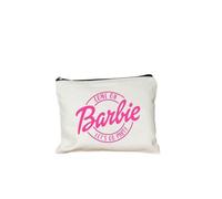 HUIJIQX Come on Barbie borsa per il trucco da donna in tela con stampa di cartoni animati borsa portamatite portafoglio studente astuccio toilette regalo riutilizzabile, 4, 22cmX18cm