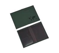 HUIJIQX Copertina per passaporto da viaggio con stampa mappa, per donne e uomini, porta passaporto, porta passaporto, porta carta d'identità, clip per biglietti di volo, accessori da viaggio, Mgn