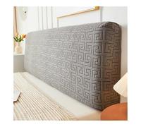 HUIJIQX Fodera per testiera jacquard, motivo di tessitura, tinta unita, copertura completa flessibile antipolvere per la decorazione della camera da letto (13, larghezza 180 x altezza 60 cm)