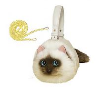 HUIJUFU Gatto Realistico Di Peluche A Forma Di Borsa A Tracolla Per Le Donna (Siam)