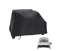 HUIKDY Copertura per forno per pizza, resistente e impermeabile, per barbecue, a carbone, per pizza e pane, antipolvere, antivento, anti-UV, colore nero