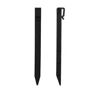 HUIKJI 20 picchetti in plastica per bordi paesaggistici, per giardino, cortile, parco, escursionismo, viaggi, spiaggia, bordo terrazza, prato 24,6 cm
