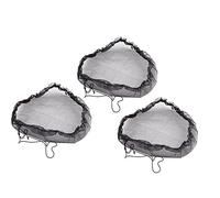 HUIKJI - Copertura in rete per barriques antipioggia, copertura per secchiello per la pioggia, copertura a rete con cordino per tenere lontani zanzare e detriti dalla pioggia