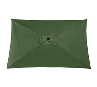 HUIKJI - Telo di ricambio per ombrellone rettangolare, 3 x 2 m, per giardino, spiaggia, mercato e tavolo, in tessuto di ricambio (solo baldacchino)